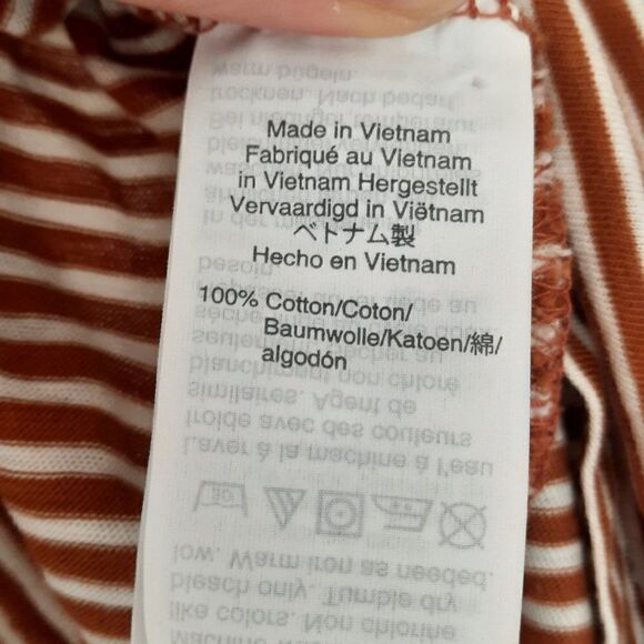 Madewell Striped Sweatshirt Top size S‎ - Picture 4 of 7